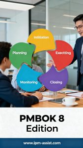 معرفی کامل ۵ حوزه تمرکز PMBOK 8 شامل Initiating، Planning، Executing، Monitoring & Controlling و Closing. مناسب مدیران پروژه EPC و IT.
